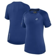 Women's Fanatics Blue Tampa Bay Lightning Authentic Pro Tech T-Shirt